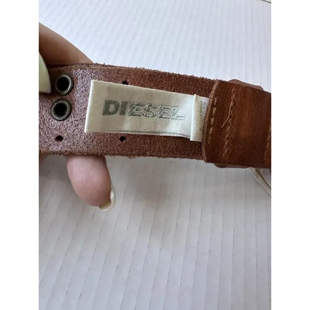 Diesel boys leather belt NWT size 4 y.o.